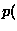 $p($