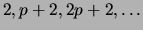 $0 \leq i \leq p-1$